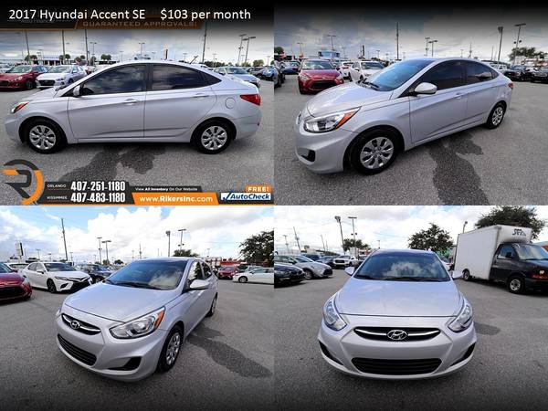 $122/mo - 2016 Ford Fusion SE - 100 Approved! - cars & trucks - by... for sale in Kissimmee, FL – photo 17