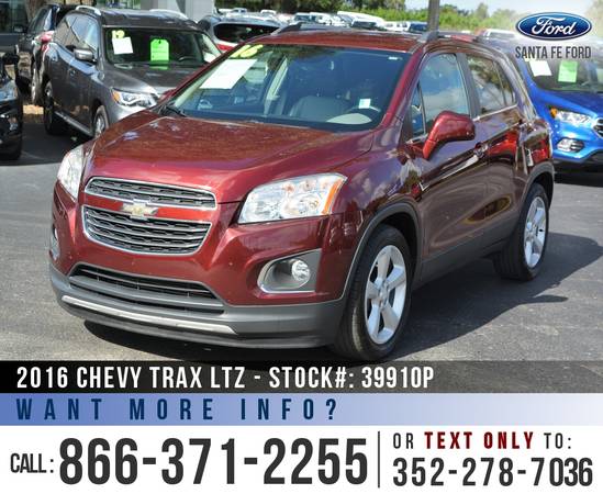 2016 CHEVY TRAX LTZ *** Cruise, Onstar, Leather Seats, BOSE Audio*** for sale in Alachua, FL – photo 3