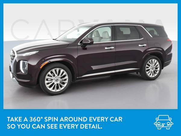2020 Hyundai Palisade Limited Sport Utility 4D suv Burgundy for sale in Chico, CA – photo 3