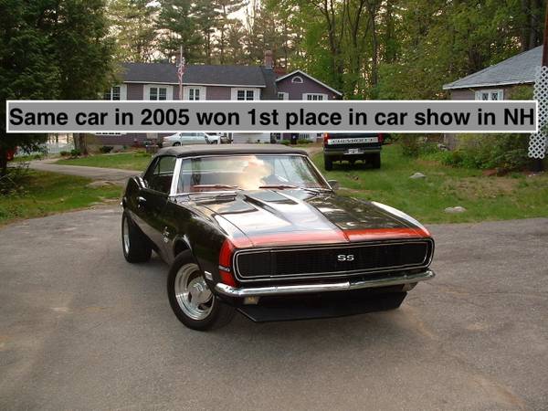 1968 Camaro convertible SS/RS for sale in Raymond, NH – photo 3