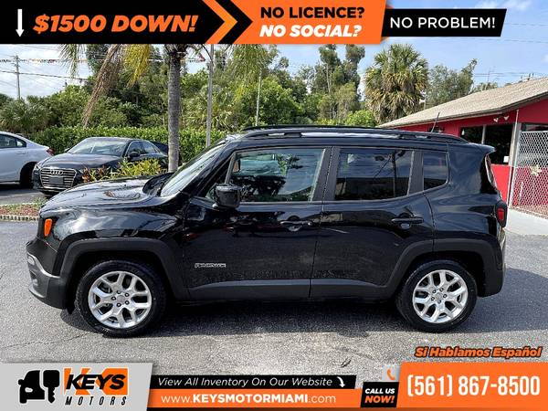 325/mo - 2018 Jeep Renegade Latitude - - by dealer for sale in West Palm Beach, FL – photo 4