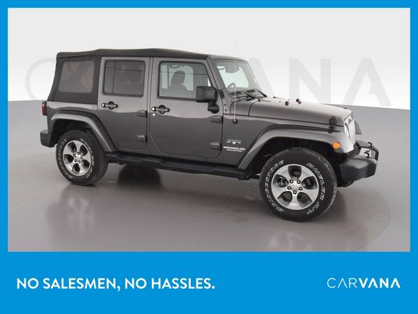 2017 Jeep Wrangler Unlimited Sahara Sport Utility 4D suv Gray for sale in Victoria, TX – photo 11