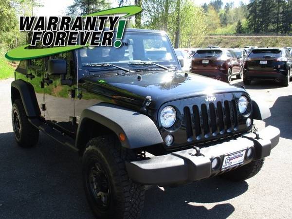 2015 *Jeep* *Wrangler* *Unlimited* Convertible Black Clearcoat for sale in Shelton, WA – photo 6