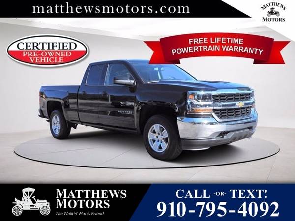 2018 Chevrolet Silverado 1500 LT 4WD Double Cab - - by for sale in Wilmington, NC
