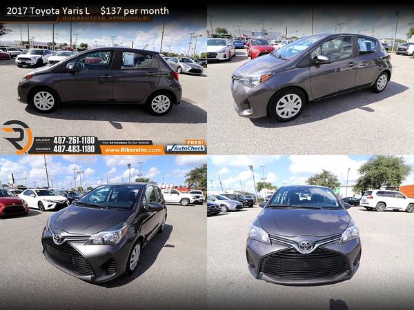 $145/mo - 2018 Toyota Yaris iA Base - 100 Approved! - cars & trucks... for sale in Kissimmee, FL – photo 13