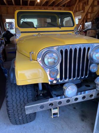 78 CLASSIC JEEP CJ-7 CUSTOM/ONE OF A KIND - cars & trucks - by owner... for sale in south jersey, NJ – photo 2