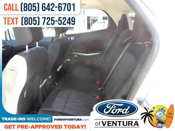 301/mo - 2019 Ford EcoSport SE - - by dealer for sale in Ventura, CA – photo 7