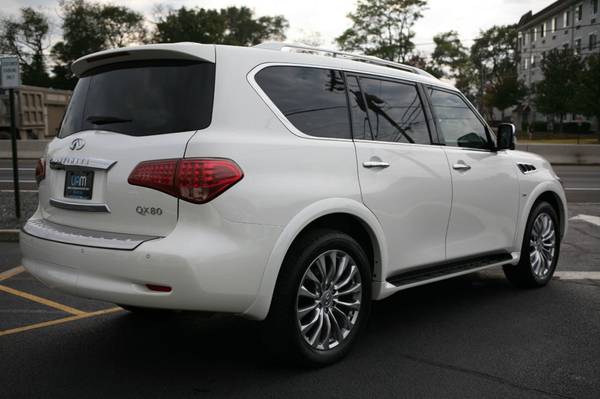 2016 *INFINITI* *QX80* *4WD 4dr* Majestic White for sale in south amboy, NJ – photo 6