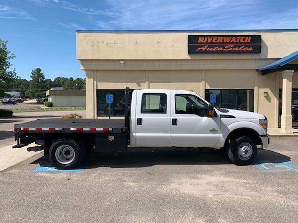 2015 FORD F350SD XLT CREW CAB 4WD FLAT BED for sale in Augusta, GA