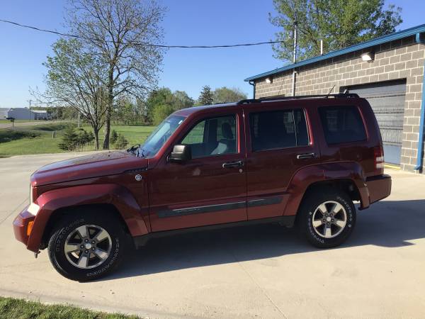 Red 2009 Jeep Liberty Sport 4x4 (44, 000 miles) - - by for sale in WAUKEE, IA – photo 10