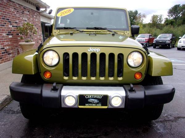 2008 Jeep Wrangler Unlimited Sahara 4x4, 127k Miles, Auto, Green, Nice for sale in Franklin, VT – photo 8