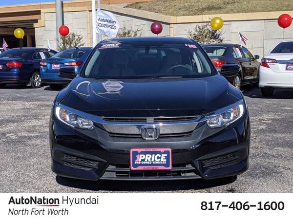 2018 Honda Civic EX SKU:JE017981 Sedan - cars & trucks - by dealer -... for sale in North Richland Hills, TX – photo 2