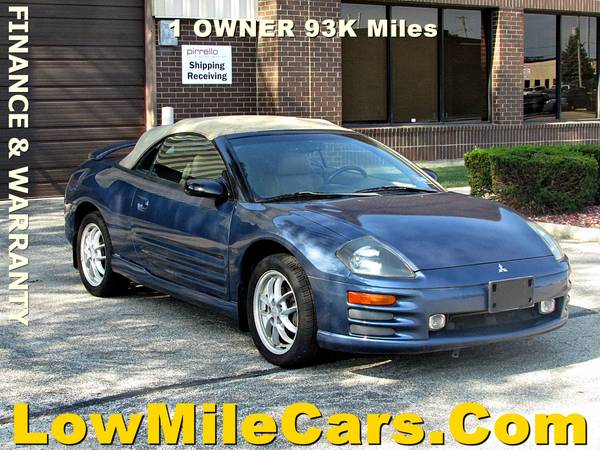 low miles 2002 Mitsubishi Eclipse GT convertiable 93k for sale in Willowbrook, IL – photo 3