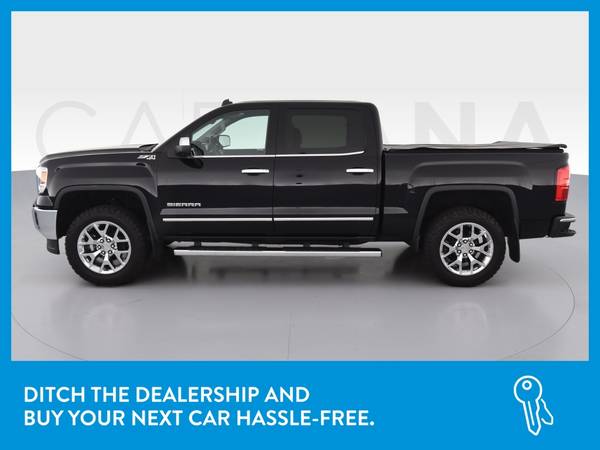 2014 GMC Sierra 1500 Crew Cab SLT Pickup 4D 5 3/4 ft pickup Black for sale in Washington, District Of Columbia – photo 4