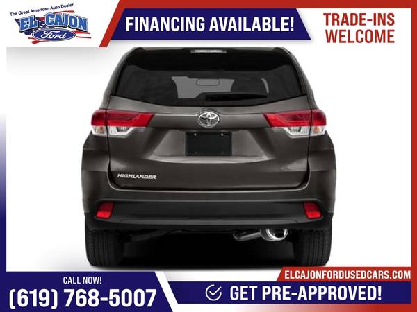 2019 Toyota Highlander LE FOR ONLY 479/mo! - - by for sale in Santee, CA – photo 5