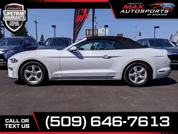 $405/mo - 2019 Ford Mustang ECOBOOST CONVERTIBLE - LIFETIME... for sale in Spokane, ID – photo 9