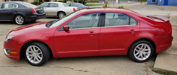 2010 Ford Fusion SEL - SPECIAL Red Low Miles Moonroof Leather for sale in New Castle, PA – photo 3