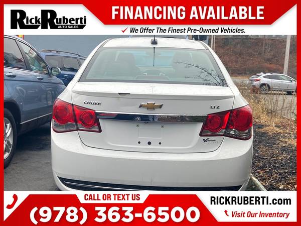 2015 Chevrolet Cruze LTZ FOR ONLY 134/mo! - - by for sale in Fitchburg, MA – photo 4
