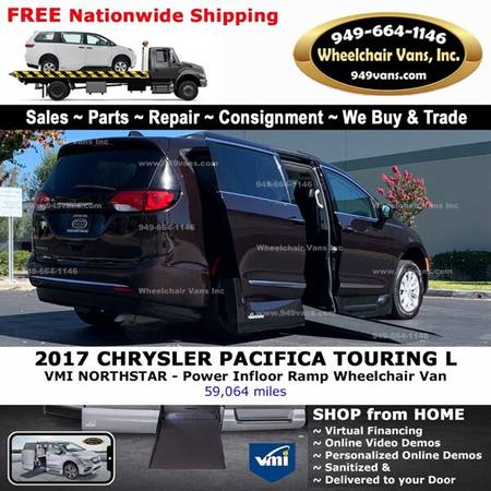 2017 Chrysler Pacifica Touring Plus Wheelchair Van VMI Northstar - -... for sale in Laguna Hills, CA – photo 4