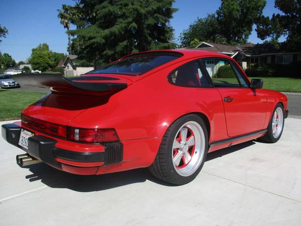 1985 Porsche Red/Red No Sunroof US Carrera Coupe for sale in Sacramento, IL – photo 2