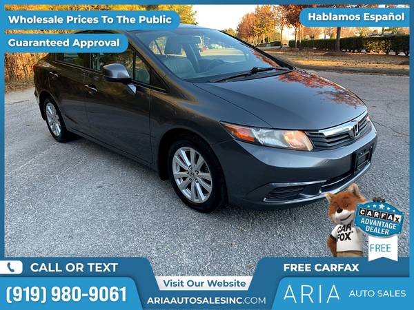 2012 Honda Civic EX-L - - by dealer - vehicle for sale in Raleigh, NC – photo 4
