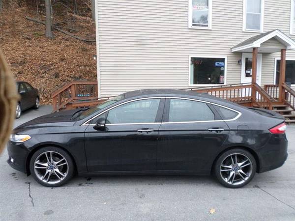 2013 Ford Fusion Titanium AWD - cars & trucks - by dealer - vehicle... for sale in Springfield, VT – photo 2