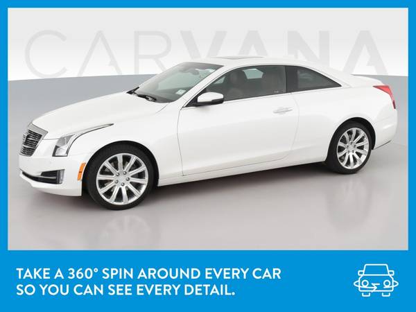 2018 Caddy Cadillac ATS Premium Luxury Coupe 2D coupe White for sale in Fort Myers, FL – photo 3