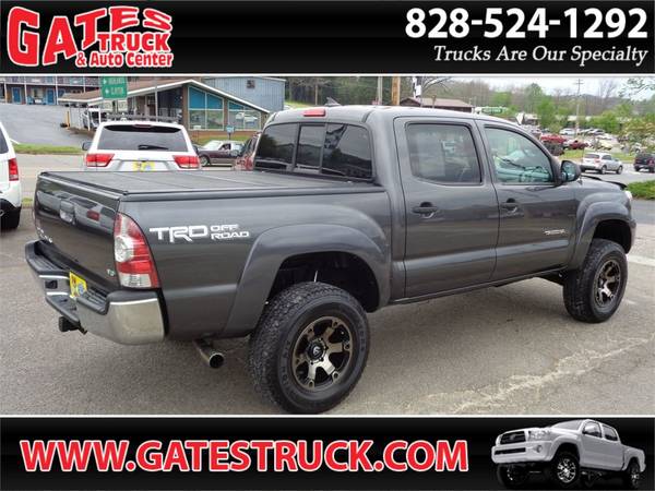 2014 Toyota Tacoma Double Cab 4WD V6 SR5 TRD-Off Road Gray - cars for sale in Franklin, NC – photo 4
