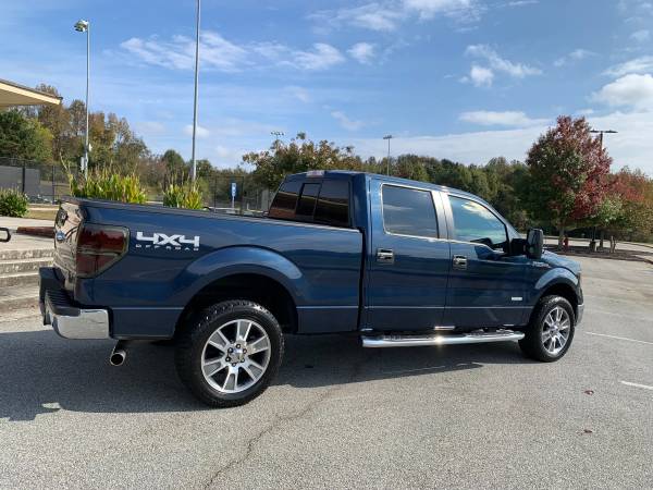 2014 Ford F-150 Blue 4WD F150 Crew Cab Low Miles Leather Longbed for sale in Douglasville, AL – photo 9