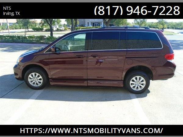 LEATHER 2010 HONDA ODYSSEY MOBILITY HANDICAPPED WHEELCHAIR RAMP VAN for sale in Irving, TN – photo 6