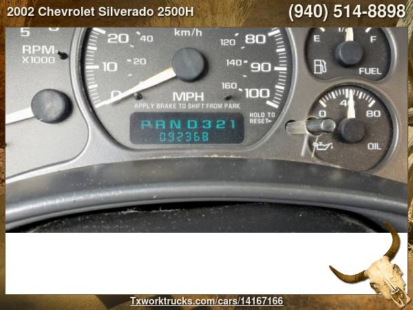 2002 Chevrolet Silverado 2500HD Service Work Truck - LOW ORIGINAL for sale in Denton, OK – photo 11