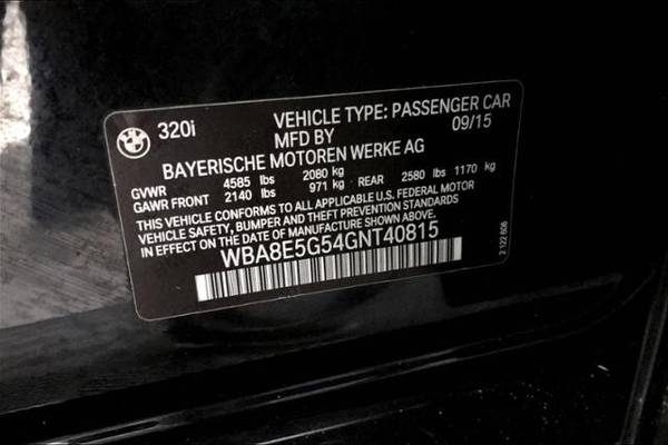 2016 BMW 3 Series All Wheel Drive 4dr Sdn 320i xDrive AWD Sedan for sale in Spokane, WA – photo 22