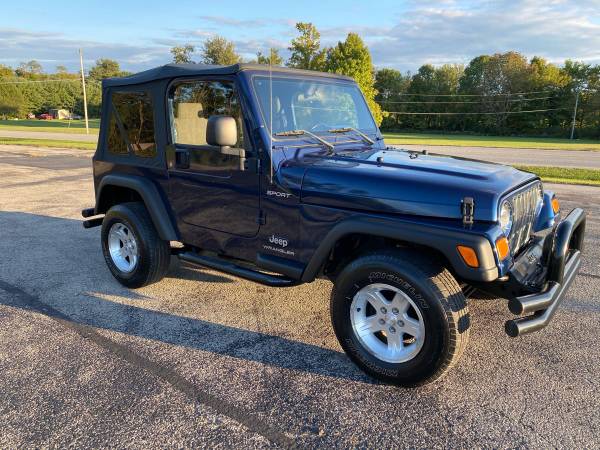 Nice 05 Wrangler TJ - cars & trucks - by dealer - vehicle automotive... for sale in Hillsboro, OH – photo 2