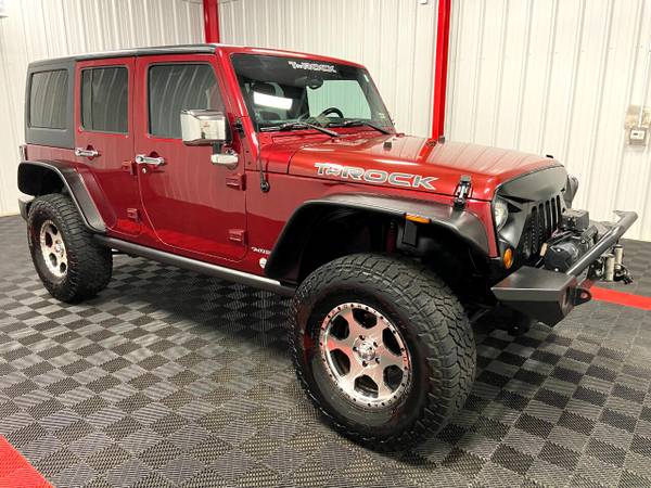 2011 Jeep Wrangler Unlimited Custom Lifted Sport 4x4 suv Maroon for sale in Branson West, AR – photo 10