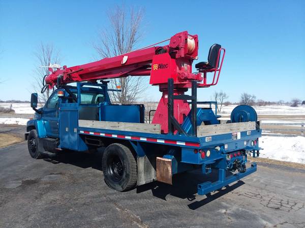 2007 GMC C7500 47 Sheave Height Altec Diesel 120k mi Digger Derrick for sale in Gilberts, WY – photo 5