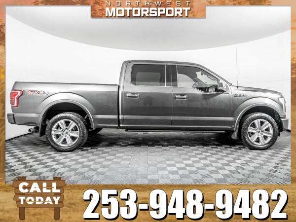 *750+ PICKUP TRUCKS* 2015 *Ford F-150* Platinum 4x4 for sale in PUYALLUP, WA – photo 4