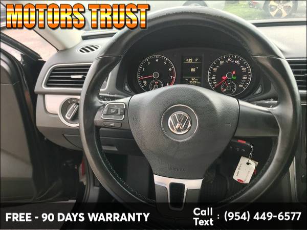 2015 Volkswagen Passat 4dr Sdn 1.8T Auto S 90 Days Car Warranty for sale in Miami, FL – photo 23