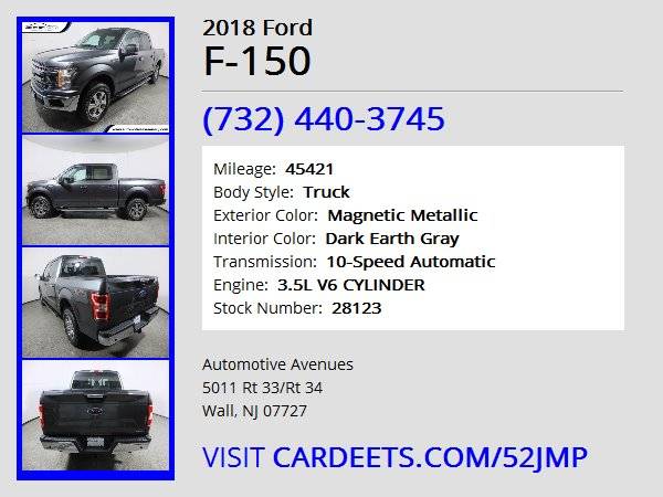 2018 Ford F-150, Magnetic Metallic - - by dealer for sale in Wall, NJ – photo 22
