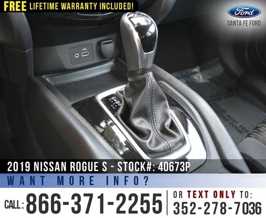 2019 NISSAN ROGUE S Bluetooth, Cruise Control, Camera - cars for sale in Alachua, FL – photo 17