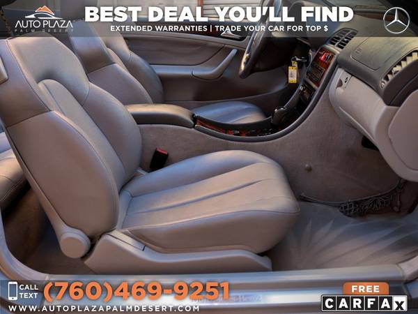 🚗 2003 Mercedes-Benz *CLK320* *CLK 320* *CLK-320* Convertible, 91,000 for sale in Palm Desert , CA – photo 10