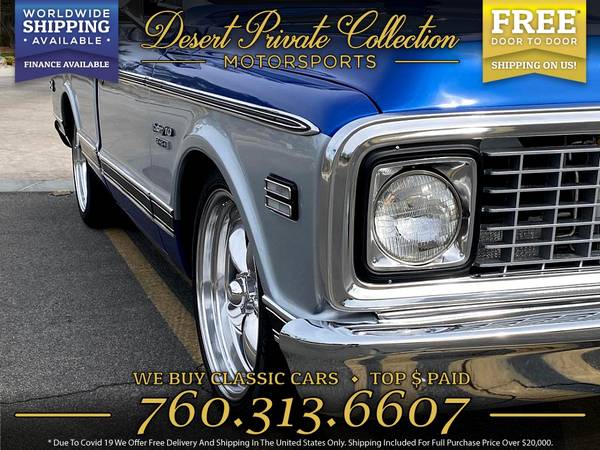 1972 Chevrolet c10 Short Bed FULLY RESTORED 454 Pickup is clean for sale in Other, NM – photo 4