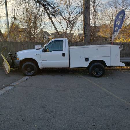 2003 Ford F350 4WD Diesel 6.0L Myers 8.5 Plow - cars & trucks - by... for sale in Parlin, NJ – photo 4