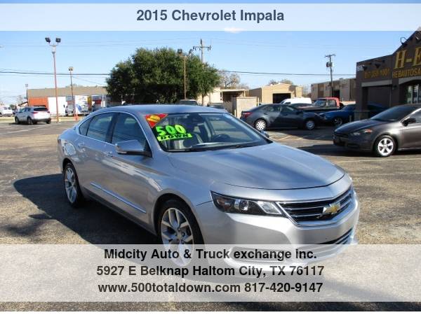 2015 Chevrolet Impala 4dr Sdn LTZ w/2LZ 500totaldown.com .. low... for sale in Haltom City, TX – photo 8