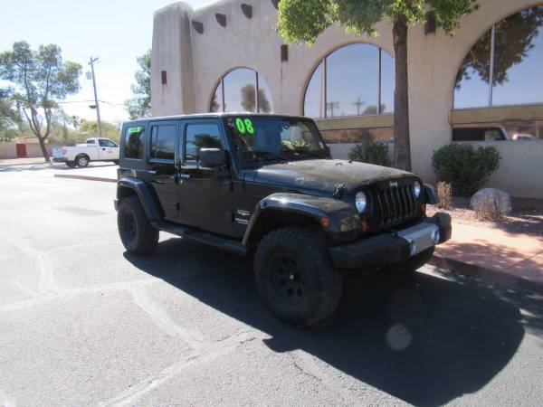 2008 Jeep Wrangler Unlimited Sahara suv Black - - by for sale in Tucson, AZ – photo 6