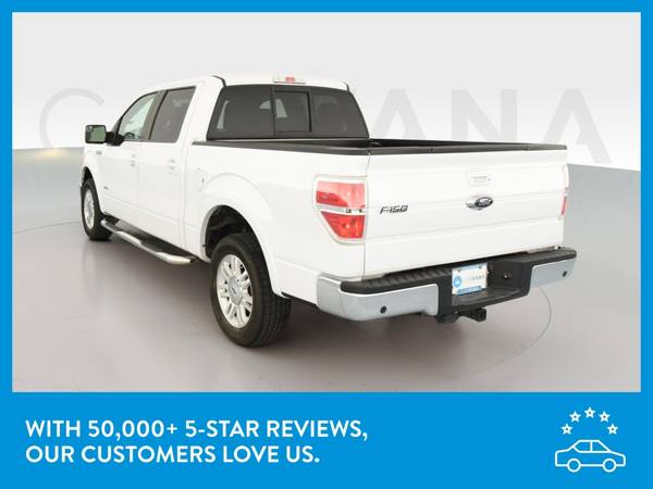 2014 Ford F150 SuperCrew Cab Lariat Pickup 4D 5 1/2 ft pickup White for sale in Chico, CA – photo 6