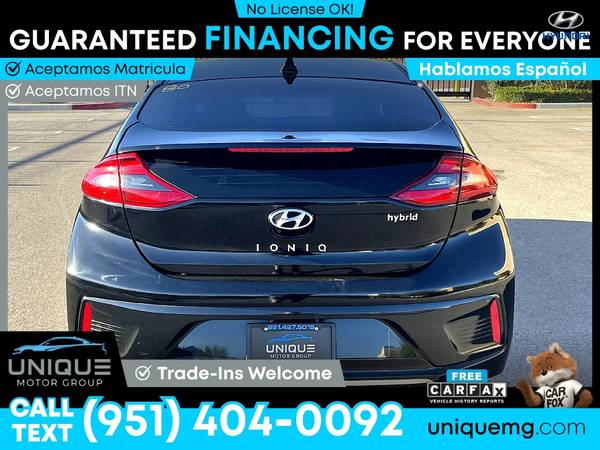 2017 Hyundai Ioniq Hybrid Blue PRICED TO SELL! - - by for sale in Corona, CA – photo 4
