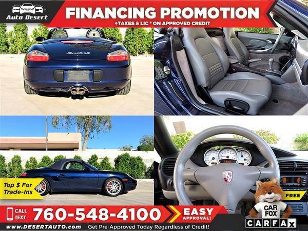 2004 Porsche *Boxster* *S* *ONE* *OWNER* *S* $171 /mo for sale in Palm Desert , CA – photo 4