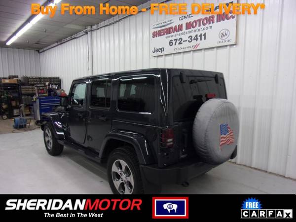 2017 Jeep Wrangler Unlimited Sahara Rhino Clearcoat - SM76460C WE for sale in Sheridan, MT – photo 4