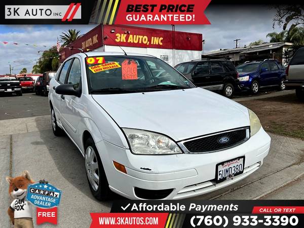2007 Ford Focus ZX4 ZX 4 ZX-4 SSedan PRICED TO SELL! for sale in Escondido, CA – photo 3