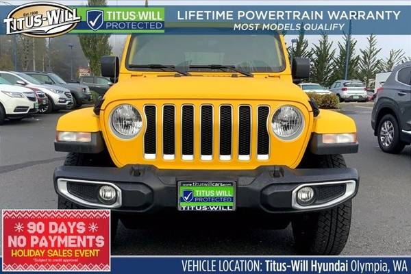 2019 Jeep Wrangler Unlimited 4x4 4WD SUV Sahara Convertible - cars &... for sale in Olympia, WA – photo 2